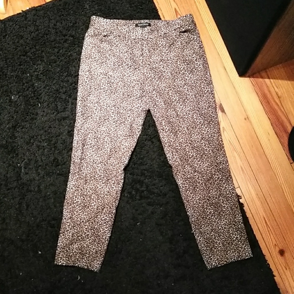Leopard dress pants